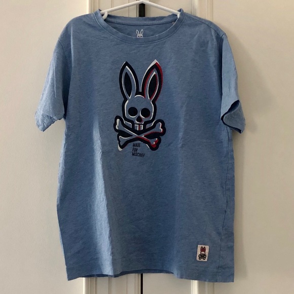 Psycho Bunny Boys Blue Graphic Tee - Picture 1 of 3